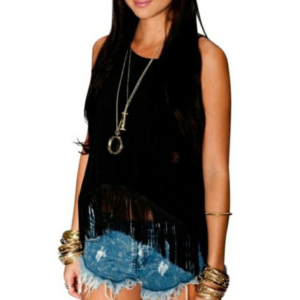 SMYM Fringe Top